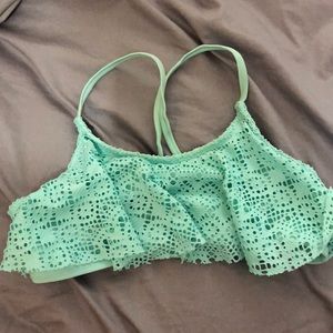 Aqua swimsuit top